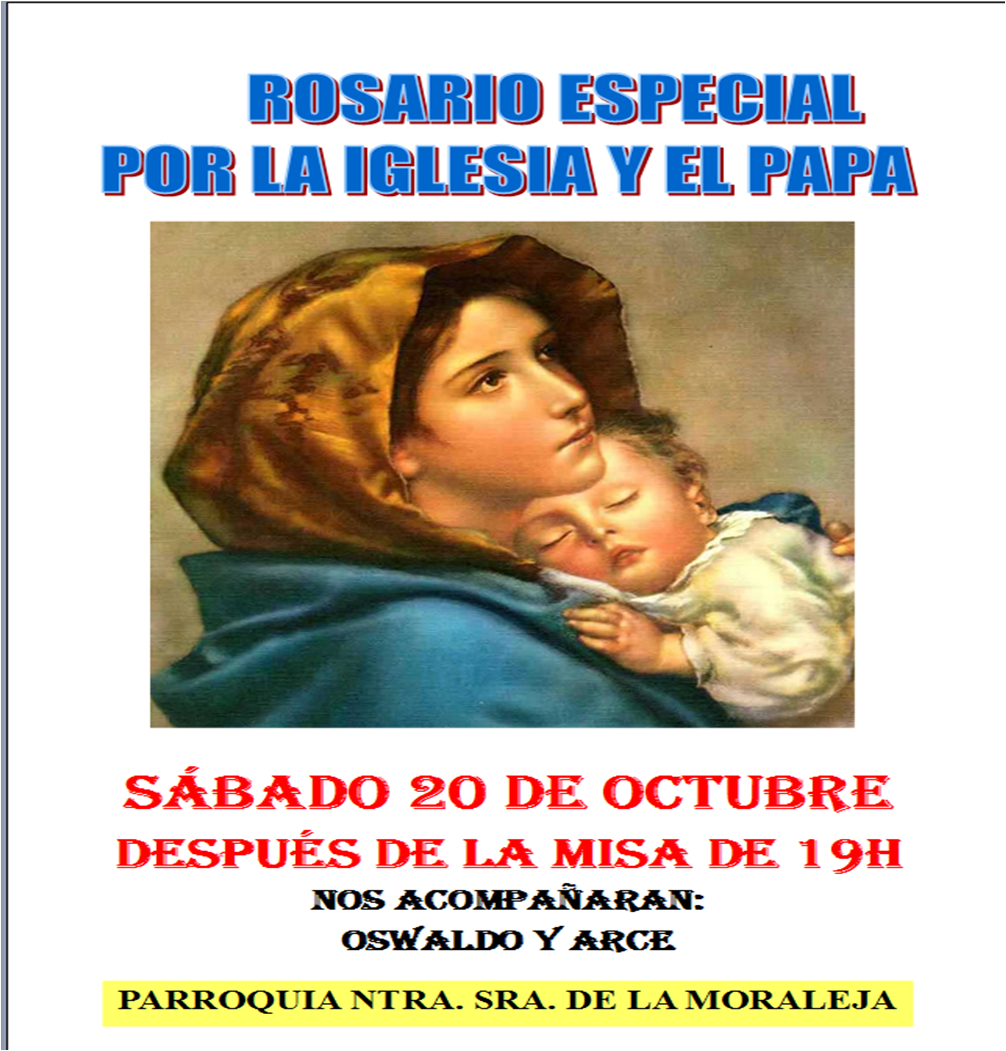 nsmoraleja's tweet photo. ROSARIO ESPECIAL POR LA IGLESIA Y EL PAPA EN LA PARROQUIA https://t.co/ItrpaHdhYF