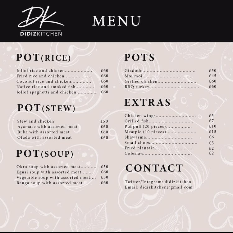 Didizkitchen's tweet photo. You can book your own Jollof for the weekend now! DM to Order
#ChowsThatTouch #didizkitchen https://t.co/tQbi6sseQJ