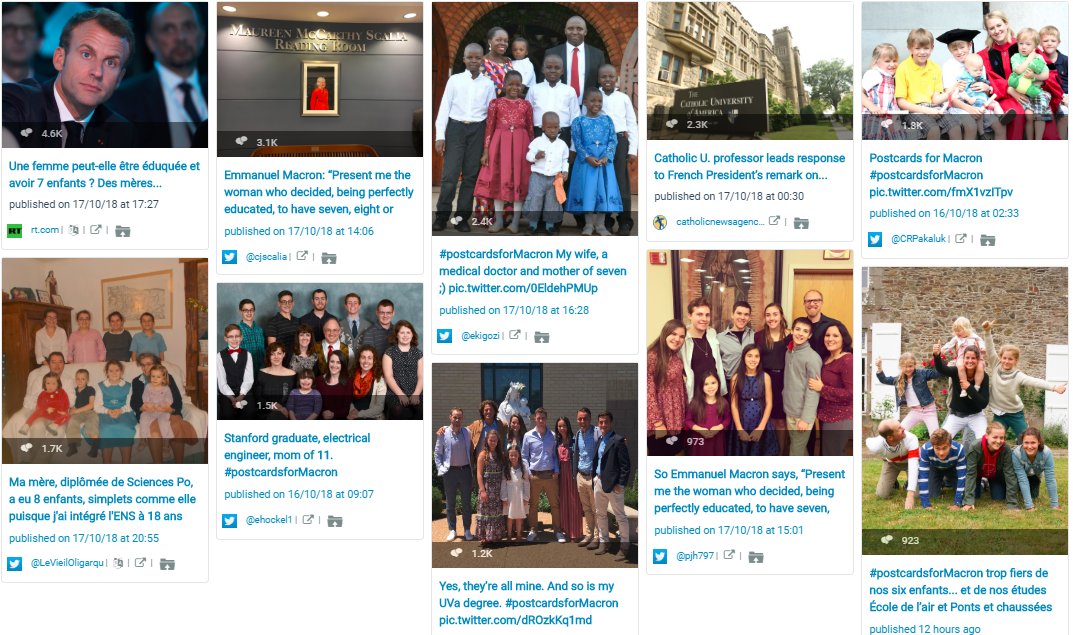 FrancoisdAnselm's tweet photo. #postcardsforMacron seems to be the most worldwide, smiling and encouraging buzz of the week ! Thousands of graduate womens and mothers of large families from all over the world are offended by the contemptuous remark of @EmmanuelMacron #SuperMacho #TimeToApologize🤦♀️ https://t.co/xfpczTzQll