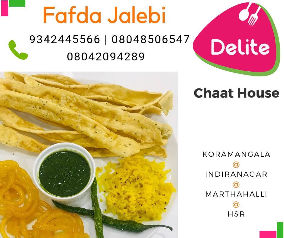 DeliteChaat's tweet photo. Fafda Jalebi  @ DeliteChaatHouse  
#Fafda #Jalebi #gujarati #fafdajalebi #delitechaathouse #gujaratifood #Bangalore #koramangala #indiranagar #hsr #marthahalli https://t.co/LHUJmHGZ6J
