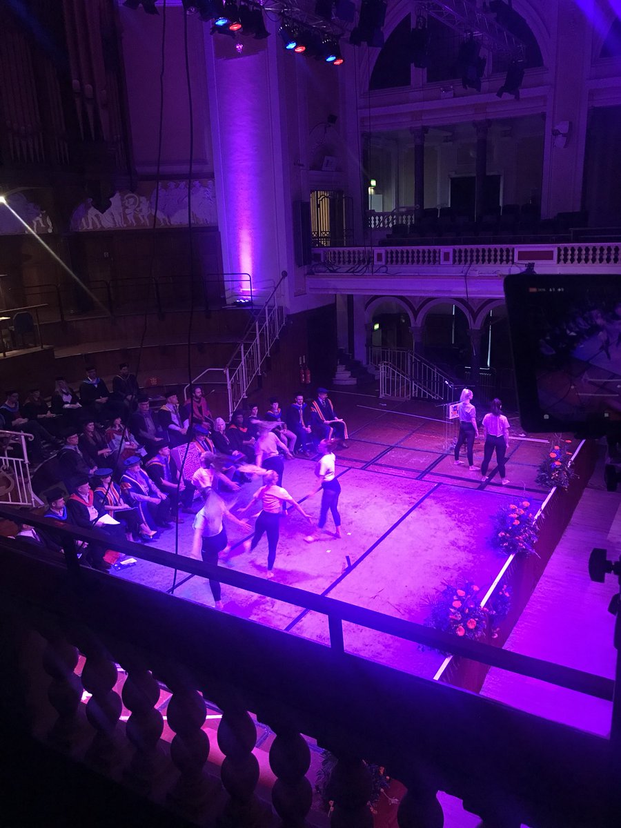 hullcollegegrp's tweet photo. What a treat! Our BA Hons dance students are performing a surprise routine at todayโs #graduation ๐๐ป #hcgraduation https://t.co/HVt0JPw3Ok