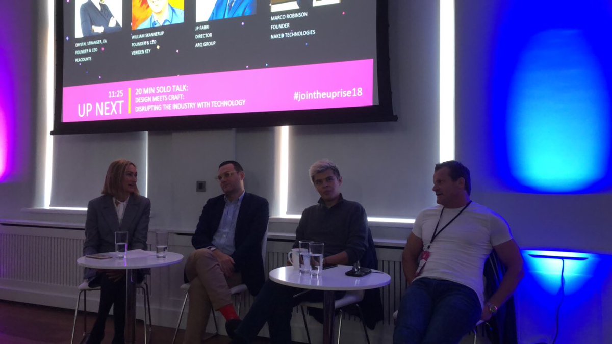 uproutedevents's tweet photo. @crystalstranger, JP Fabri, @Skannerup and @marcorobinson7 discussing the value of bitcoin right now on Main Stage 2 #jointheuprise18 https://t.co/M37NGorEFV