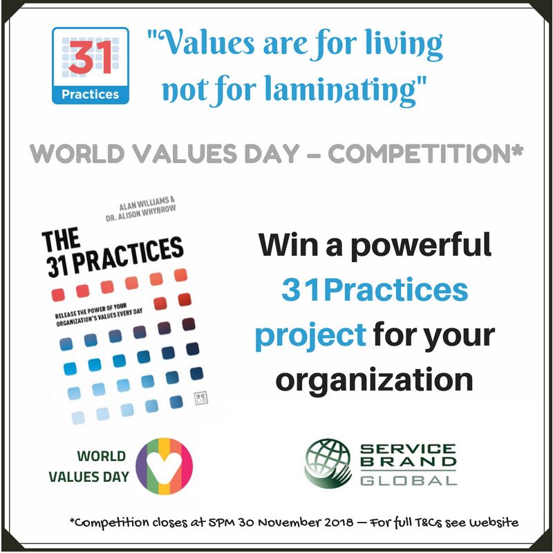 lidpublishing's tweet photo. . @31Practices, through daily actions, help you develop habits of thinking, behaviour and emotion that support you to live your organisation’s core values. “The 31Practices” framework puts the focus on “how” people act.  Enter the #WorldValuesDay contest:
https://t.co/h6KnH7PVmw https://t.co/lrvq72aIxv