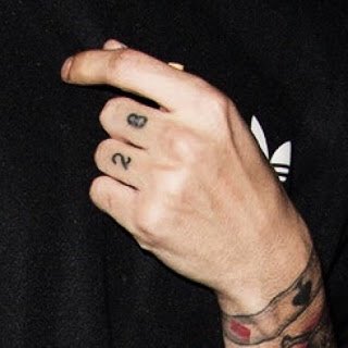 Louis Tomlinson 28 Finger Tattoos | Sticker