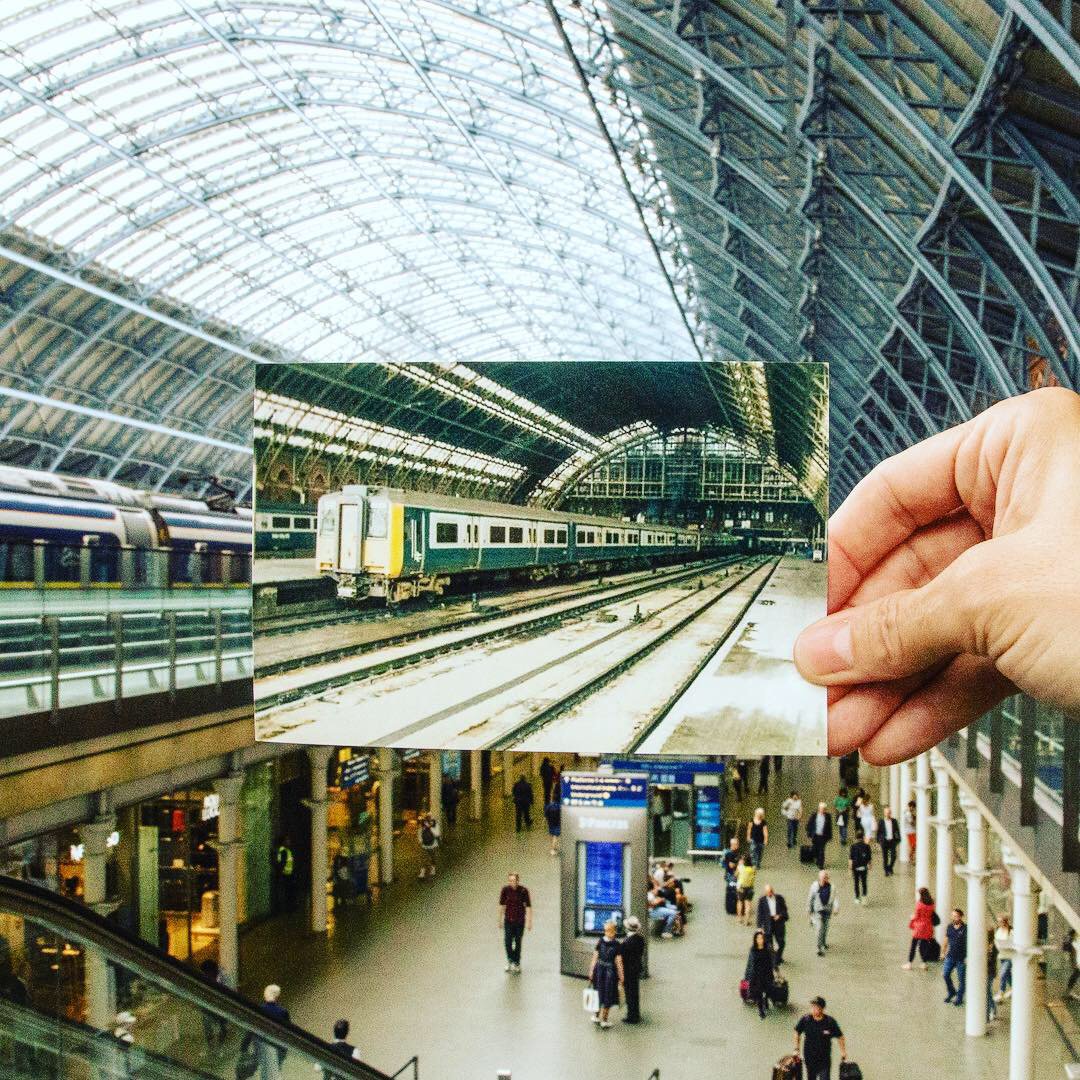 StPancrasInt's tweet photo. St. Pancras’ journey and vast transformation captured in one photo...
🙏 Thanks to Kevin McArdell for sending in this image from the 1980s.
#StP150 #stpancras #tbt #throwback #throwbackthursday #london #thursdaythoughts https://t.co/QgcD0qTLJq