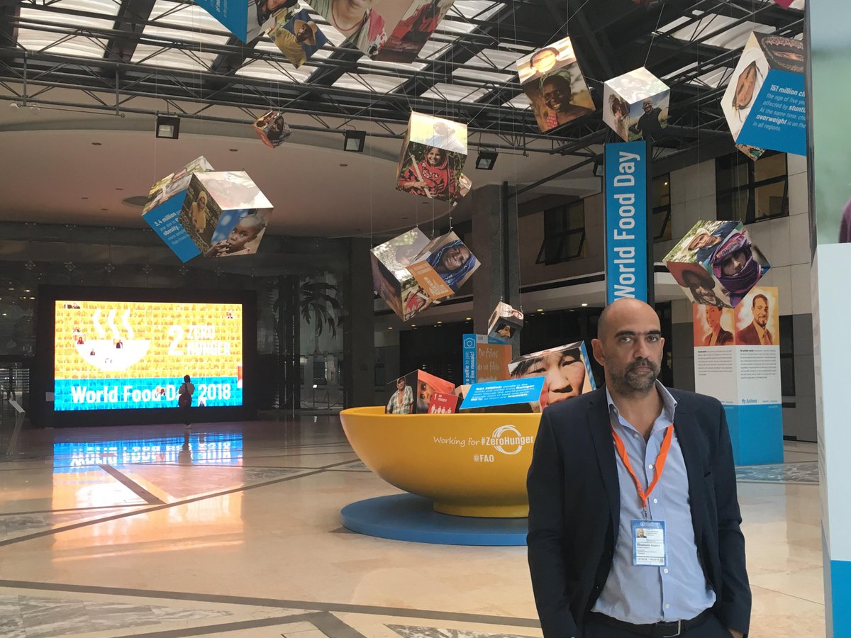 FAC_network's tweet photo. FAC takes part in a global dialogue about food security, @FAO &amp; the @UN Family through its Co-Founders, @carlatanas &amp; @stangosm. Since our birth, we globally support innovative ideas about food &amp; agriculture in over 60 countries.#FACAgripreneurs #FAO #UN #FAC @UN_CFS @AgriFoodNet https://t.co/wMlKqx7vkM