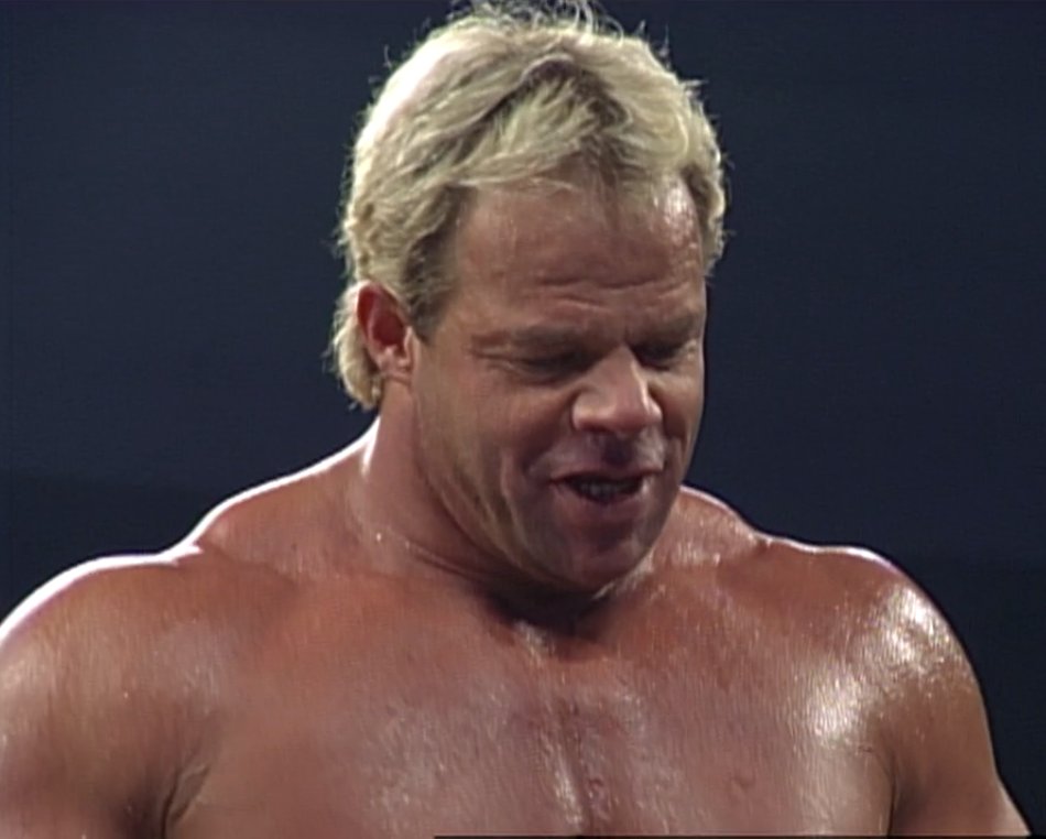 WCWTFPodcast's tweet photo. #LexLugerManOf1000FacialExpressions #WWE #WCW @WWE
Don't you just hate it when your torso tries to swallow your own head? #ThursdayProblems https://t.co/z71n5DmpJM