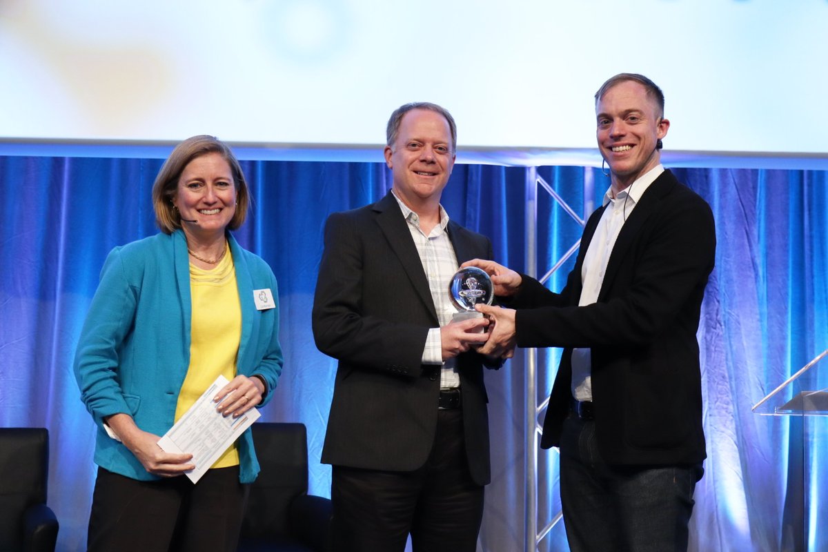 Our very own @jayhinman collecting the Edison Award 🏆 at the 2018 #SPIFFY awards ceremony. Thank you @telecomcouncil for all the work you do.