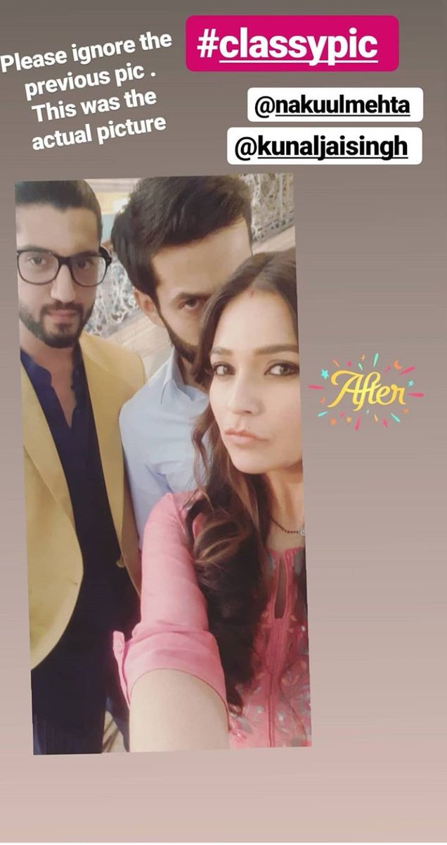 NakuulsArmy's tweet image. #Onsetstories✨ #Ishqbaaaz 
Fun on set ❤️
#NakuulMehta 
Via - Mansi shrivastava's instagram