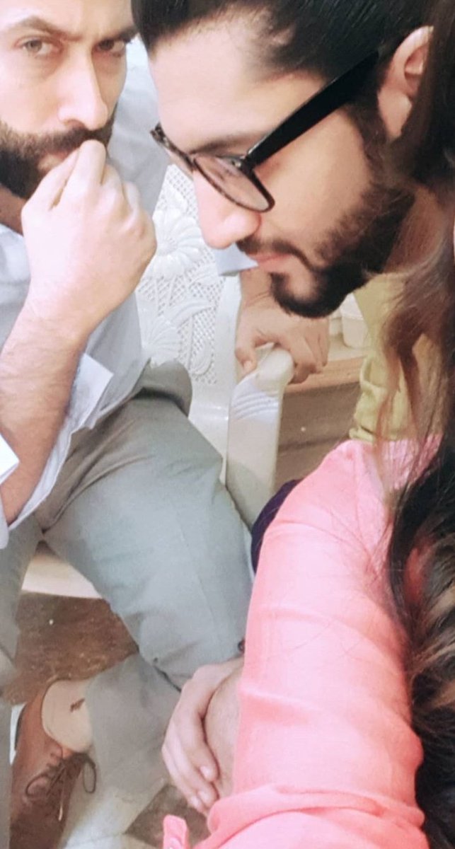 NakuulsArmy's tweet image. #Onsetstories✨ #Ishqbaaaz 
Fun on set ❤️
#NakuulMehta 
Via - Mansi shrivastava's instagram