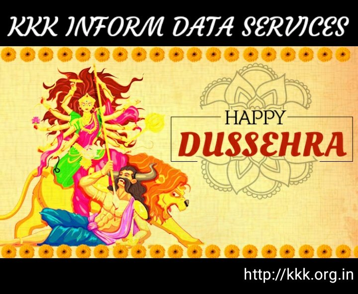 KkkData's tweet photo. Good wishes for a joyous Vijayadashmi! May Goddess Durga grant all your wishes and bless you with good health, success and happiness. https://t.co/uGkBkX0xaQ