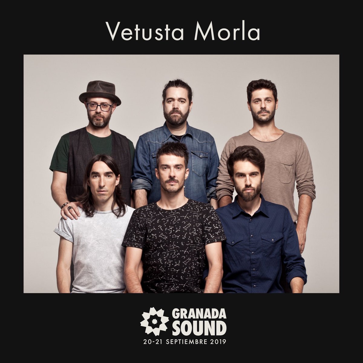 Si, la primera confirmación para la próxima edición del <a href="/GranadaSound/">Granada Sound</a> son <a href="/vetustamorla/">vetusta morla</a> 
Entradas en granadasound.com/entradas
