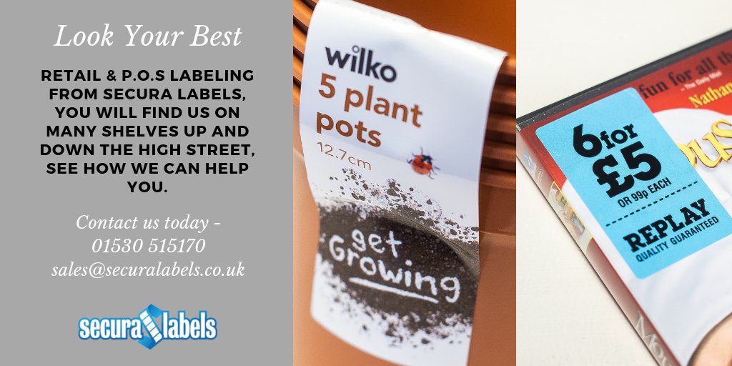 securalabels's tweet image. Our retail labels are everywhere! If you're looking for some eye catching labels for your products then give us a call today on 01530 515 170 and let us see what we can do for you! Read more here: securalabels.co.uk/find-your-labe… #RetailLabels #LabellingSolutions #Labels