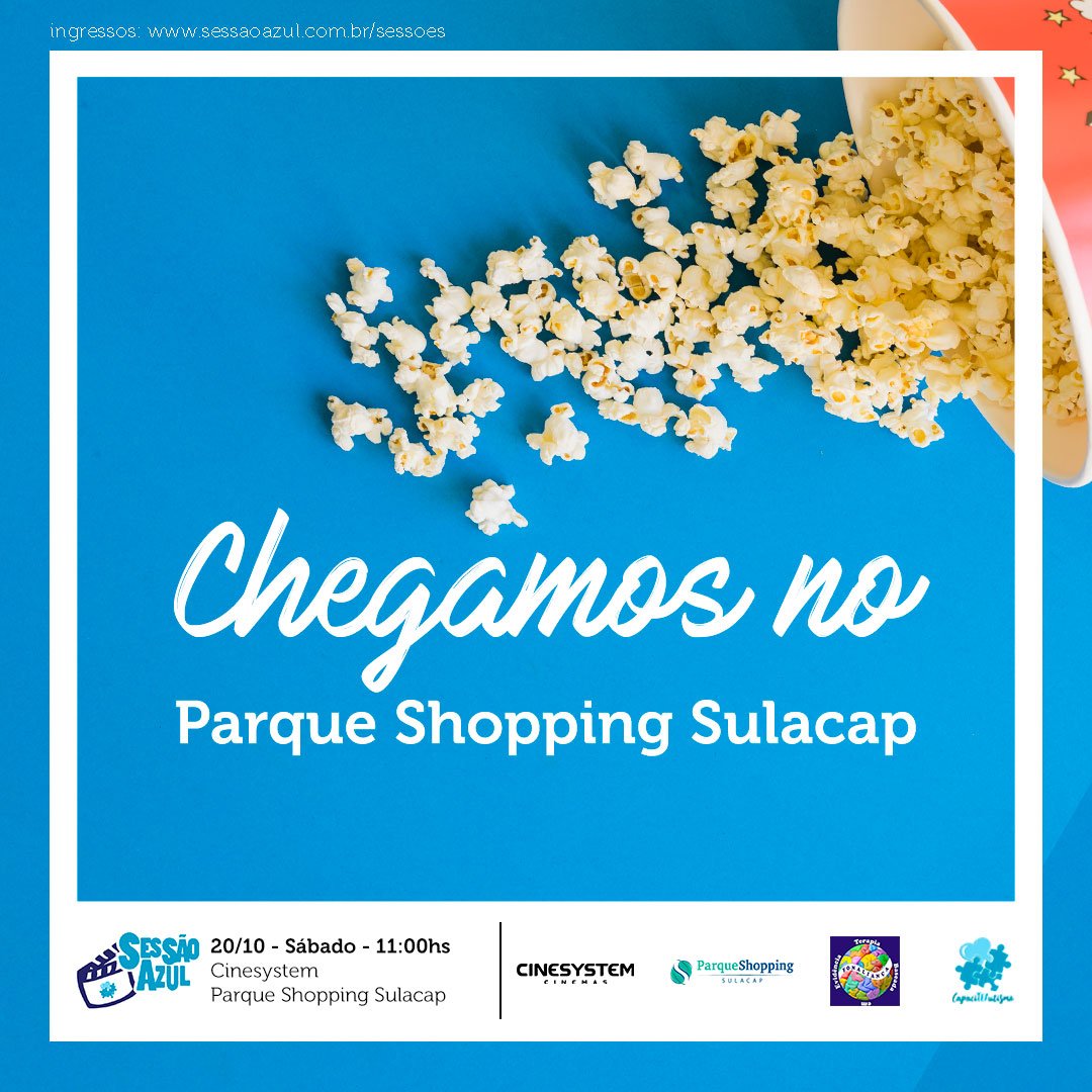 ShoppingSulacap's tweet photo. Faltam apenas dois dias para a Sessão Azul! https://t.co/IGHQQyHJNS