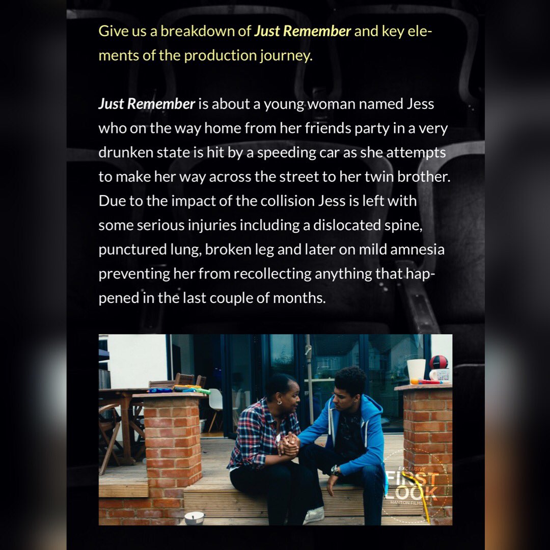 TiannaBanton's tweet photo. Thanks #StudioUKMagazine for the dope interview on my filmmaking career so far and my upcoming film  @remembermovieuk ... you can check out the full interview via https://t.co/lvV7z41dvW 🤟🏾#justremembermovie #interview #studioukmagazine #filmdirector #filmmaking #filminterview https://t.co/aj2uEmGTJH