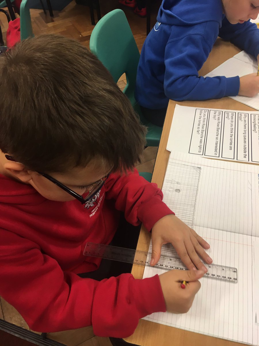 gwyrosydd2010's tweet photo. Visualisation lesson based on our text, Rose Blanche. #gspLIT https://t.co/B37MjUCtIt