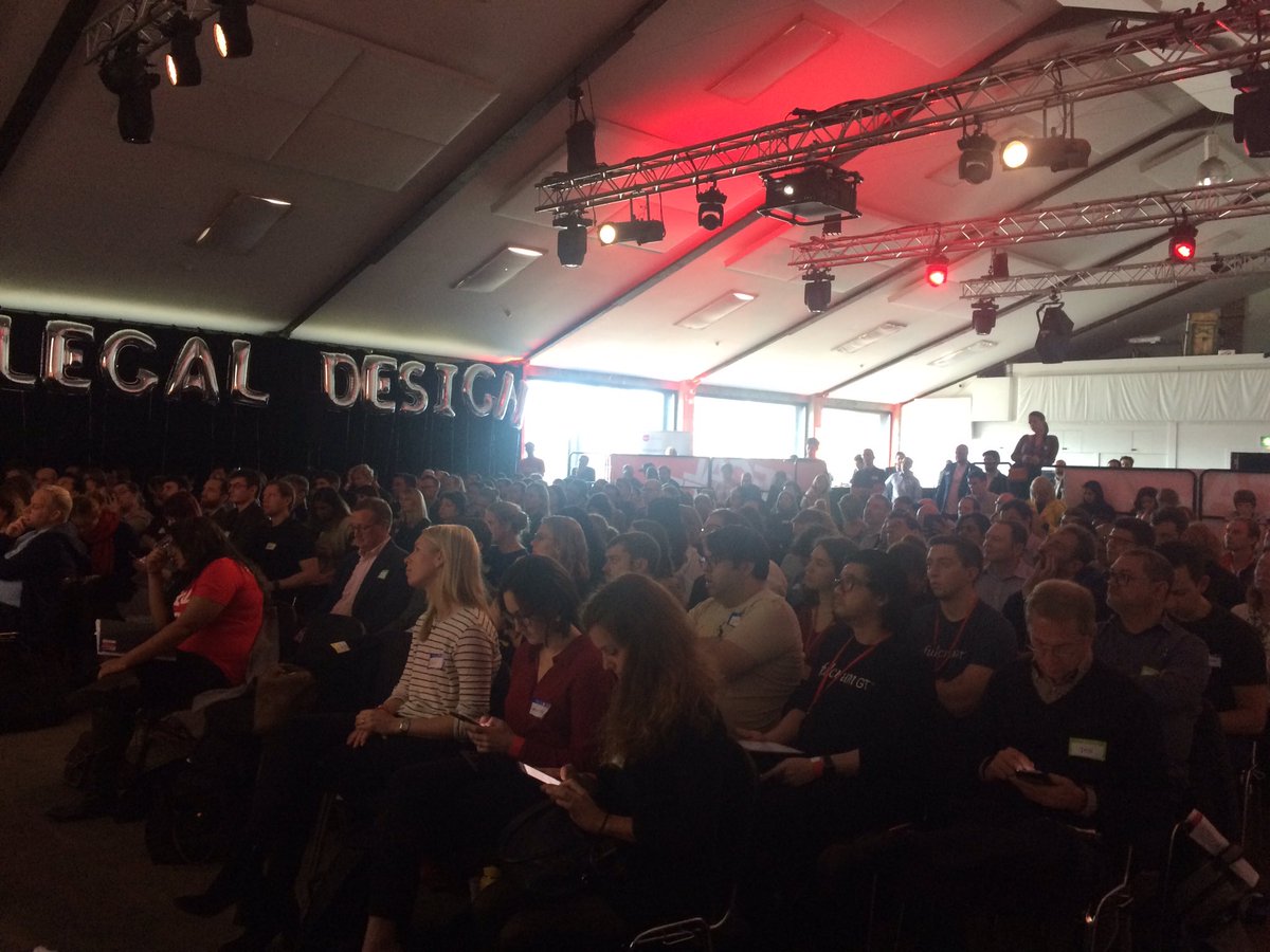 MariePotelSavil's tweet image. Full house at #legaldesign #LegalGeek conference today. #Dotlegaldesign super well represented: @MeeraSivanathan opened the conference, then the whole team facilitated a persona workshop- outdoor!- and I’ll be showcasing some cool projects in my speech at 12.20