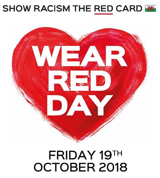 sportwales's tweet photo. Calling Welsh sport. 📢 Galw ar chwaraeon yng Nghymru.
Remember to Show Racism the Red Card. Cofiwch Ddangos y Cerdyn Coch i Hiliaeth. 🔴
#WRD18 #DGC18
Tomorrow 👇🏻
https://t.co/aVwS6LYNAg https://t.co/2LDa4wVkh4