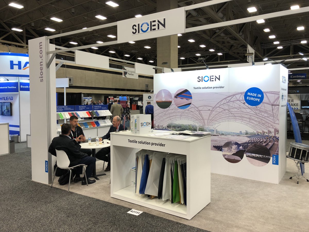 sioenindustries's tweet image. Our technical textiles IFAI in Dallas.  The Sioen teams are happy to help you with all your needs!
#Sioentalent #DimensionPolyant #IFAI #Dallas #Technicaltextiles