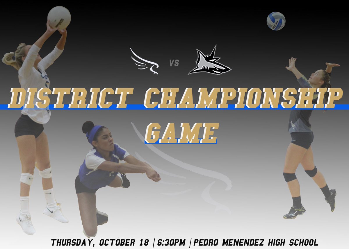 Tonight’s the night!! You’re lady falcons will battle it out for the district champ title! Game starts at 6:30!!