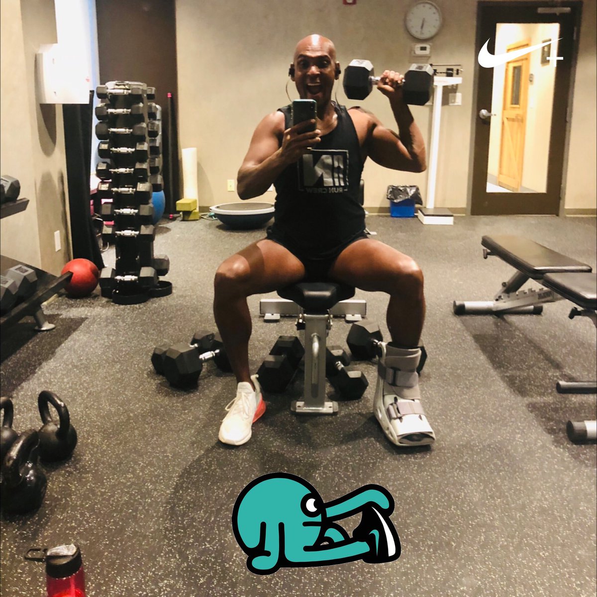 Al_ForeverProud's tweet photo. Top of the morning yaβll. Sending β€οΈ to my #INRunCrew for their run today! Foot healing nicely... Iβm itching get back out to join #team! π #JustRehabIt π³οΈβππ¨π¦πππΏ
@INMagazineCA @NikeToronto @NikeCanada #runner #sports #health #wellness #fitness #LGBTQ2+ #Gay #exercise #rehab https://t.co/XKcbd6Imjw