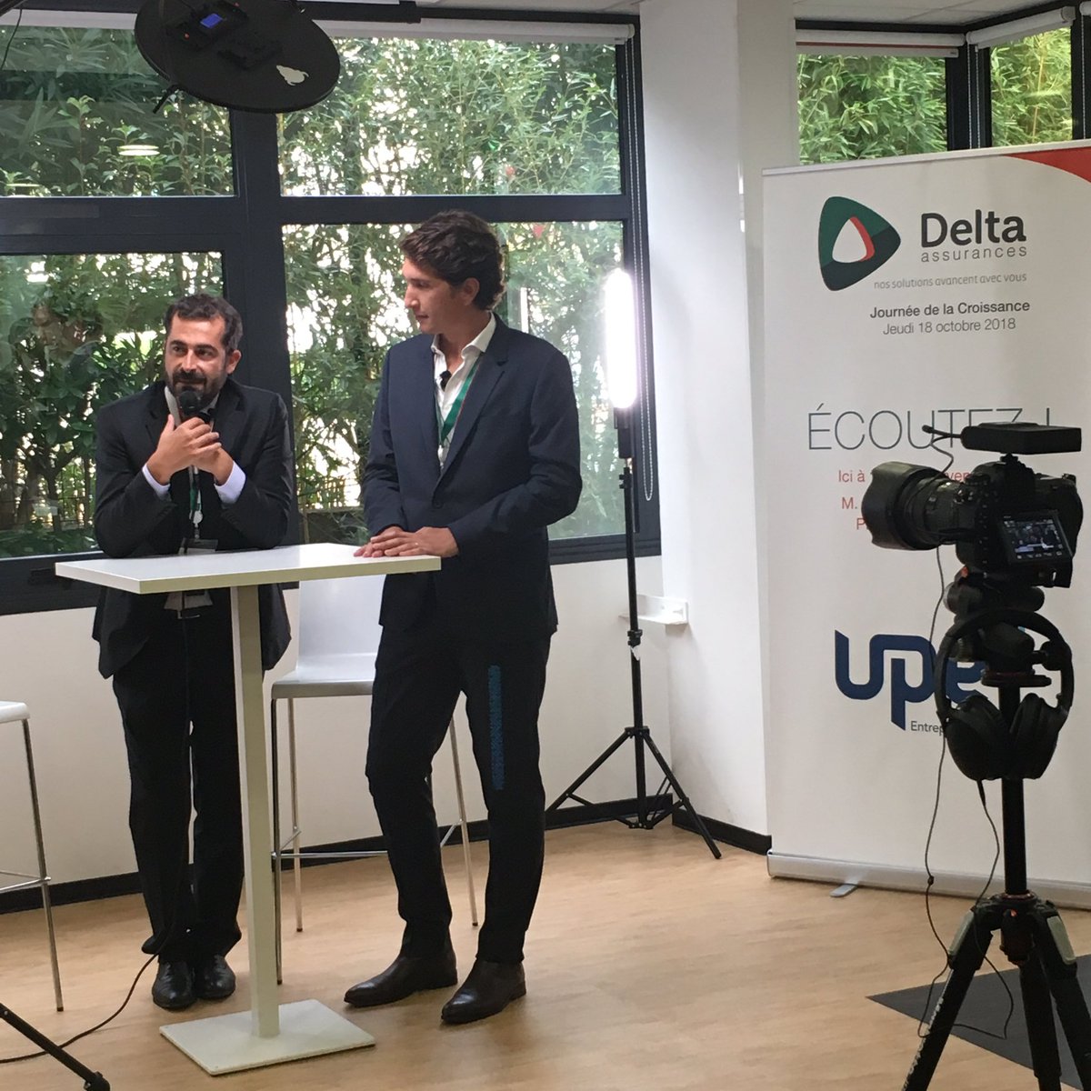 AuroreCassagne's tweet photo. « Nouvelle économie, nouveaux usages, technologie... nous sommes à l’aube d’une nouvelle ère ! Nous sommes au bon moment pour créer de la croissance ! » @JohanBencivenga #JDC2018 https://t.co/p3fU48rIJ0