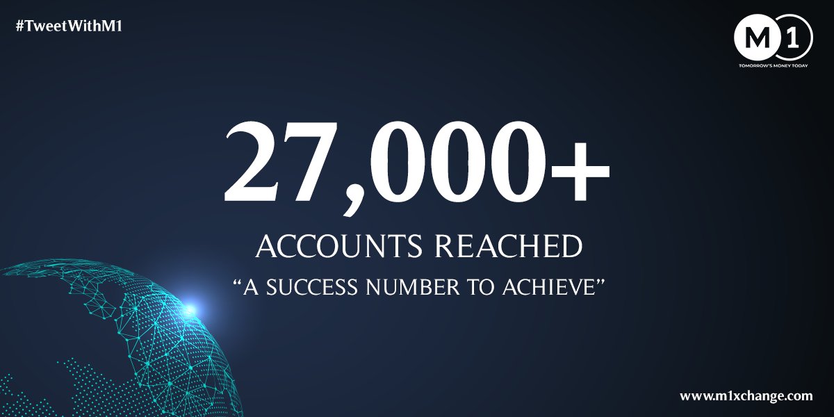 M1xchange's tweet photo. M1xchange touched almost 27,000+ accounts with the help of it’s #TweetWithM1 Q&A session. What a great number to connect with in a single day!
#MSMEs #FinTech #TomorrowsMoneyToday #Finance #Banking #Business #TwitterChat #TwitterChat #TweetWithM1 https://t.co/NWd9wnIPHY