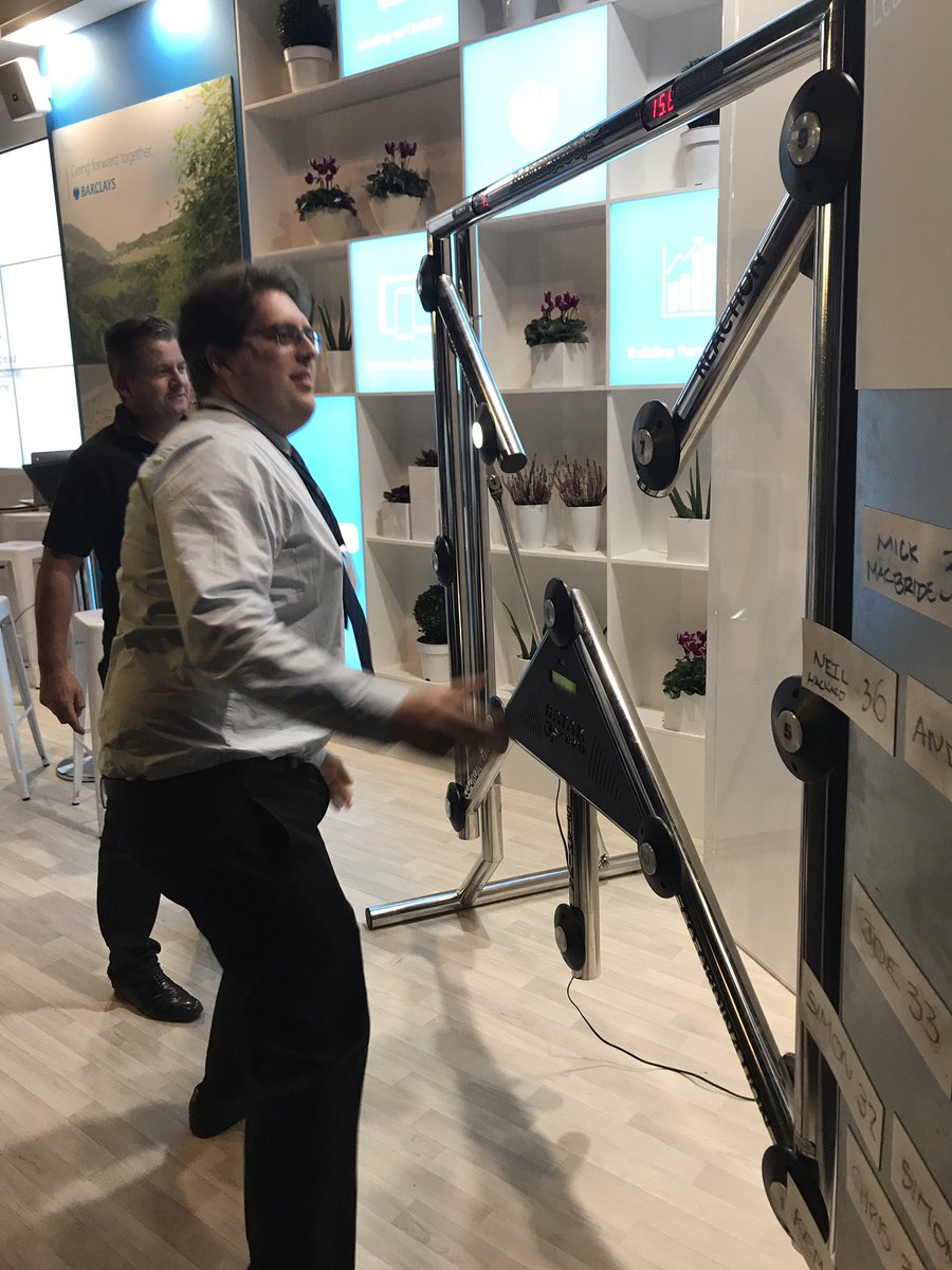 DealTrakUK's tweet photo. The Batak competition is hotting up on the Barclays Partner Finance stand during the networking break at #FandIConference https://t.co/bo4Lo5qFCW
