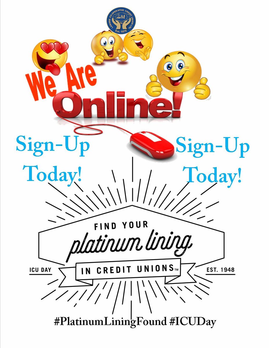 mylaboriecu's tweet photo. Join us for the launch of our Online Member Service! #PlatinumLiningFound #LCCU #Notabank #ICUDay https://t.co/77dYqNSQXe