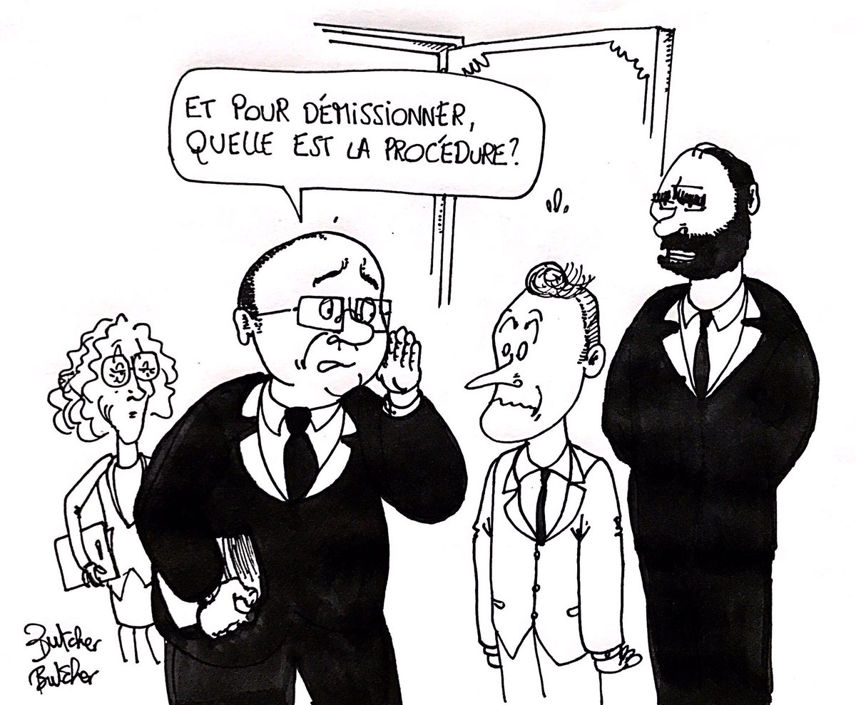 Premier Conseil des ministres des nouveaux entrants au gouvernement. #ObsessionDémission
Cc <a href="/NunezLaurent/">Laurent Nuñez</a>