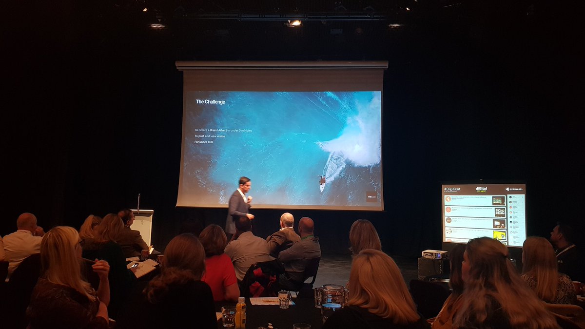 AutomatioNinjas's tweet photo. Not only is @slloydbarlow giving us some awesome tips, but the @myvidbuild slides are beautiful π¨ what a line up at #digikent https://t.co/5P2aUz7qTZ
