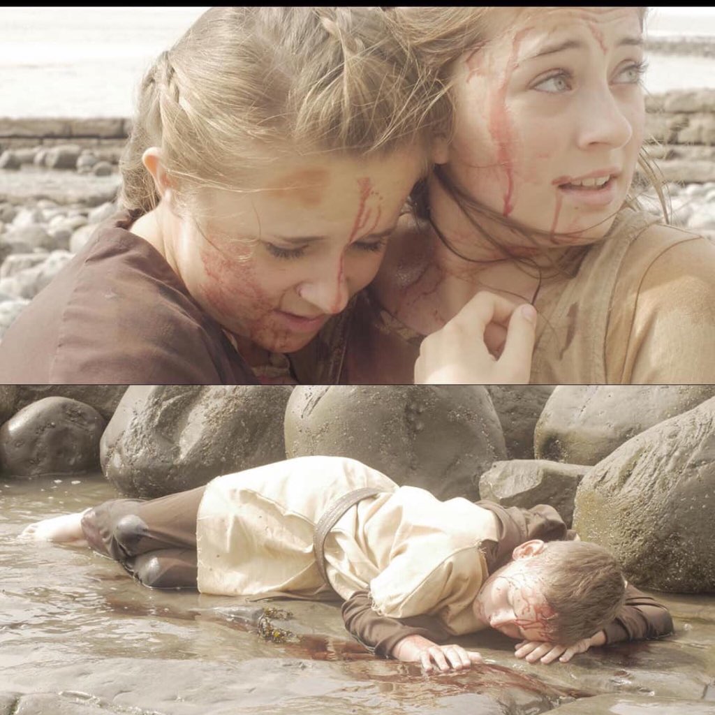 We are all about the children here at #VvsV
Did you think their blood would be spared? Think again! 
Amazing little superstars of the future right here. Look at the fear on those faces. Fab performances. Can't wait to share the talent with you guys. #SupportIndieFilm