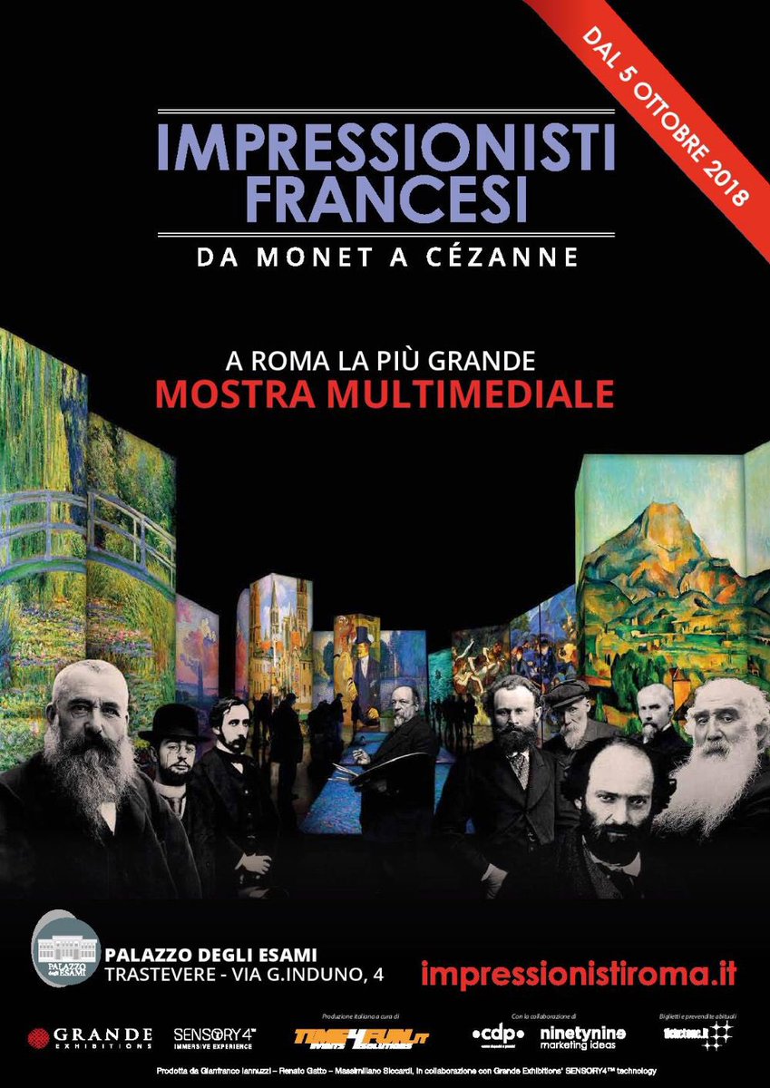 RosamariaNoia's tweet photo. #Pomeriggio d’#Arte
x #ScrivoArte
“Un'arte che non sia basata sulle sensazioni non è arte”
Paul Cézanne
#Artwit #ArrLovers #ArteYArt #Culture #ArtePerLArte
Dal 5 ottobre al 5 dicembre 2018
Impressionisti Francesi a #Roma -
Palazzo degli Esami
https://t.co/mnmokMmc5Z https://t.co/FVst04bynJ