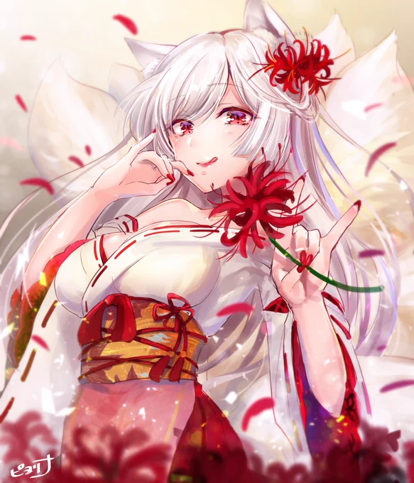家の近くに咲いてたよ、うちの騎士団にも・・・ぜひ・・・
#フラワーナイトガール  #花騎士 