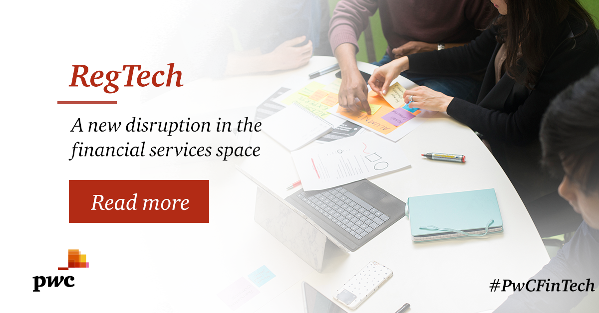 PwC_IN's tweet photo. In an attempt to reduce the ever-increasing burden of #regulatory terms, financial institutions are turning to new #tech solutions. Read more about #RegTech: https://t.co/bXNLXnRPmT #PwCFinTech https://t.co/Hky9duc2aB