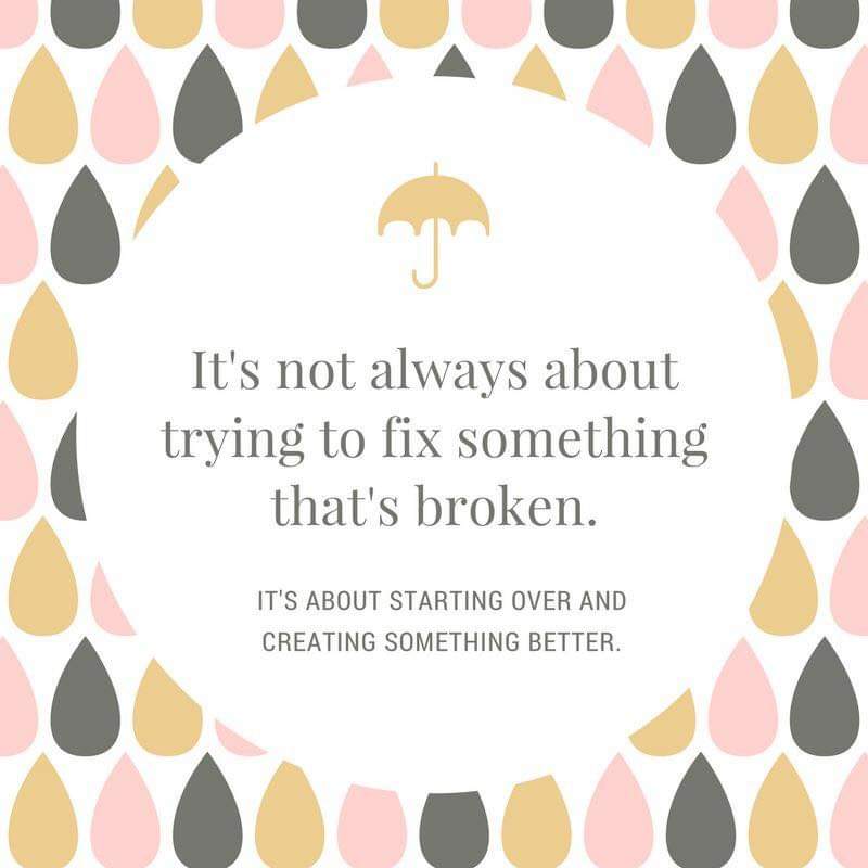 DMHypnotherapyN's tweet photo. It’s about starting over and creating something better...

#hypnotherapy #hypnotherapist #hypnosis 
#ThursdayThoughts #ThursdayMotivation #ThrowbackThursday #Quote #quoteoftheday https://t.co/41373k9GnY
