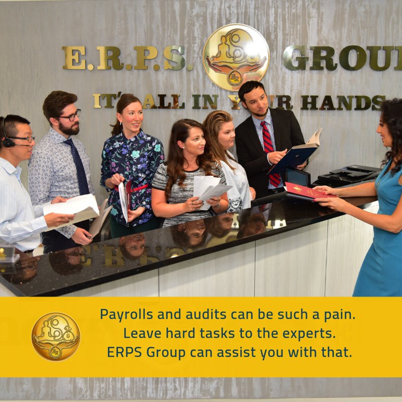 erps_group's tweet image. Payrolls and audits can be such a pain especially when errors occur. Leave hard tasks to the experts. ERPS Group can assist you with that. 

#ERPSGroup #BusinessDevelopmentCenter #EllaRivkin #tax #taxtips