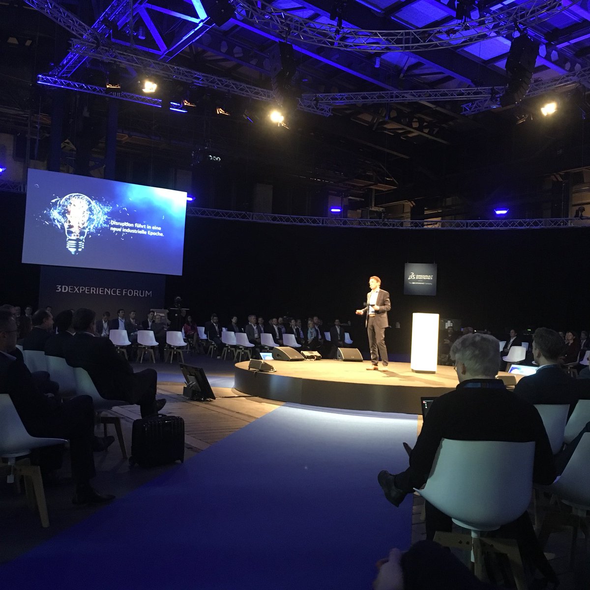 michael_moser's tweet photo. industry renaissance, start exploring the unknown, inventing new concepts, navigating value networks #3Dxforum #dassault3ds https://t.co/qKovnBxhN6