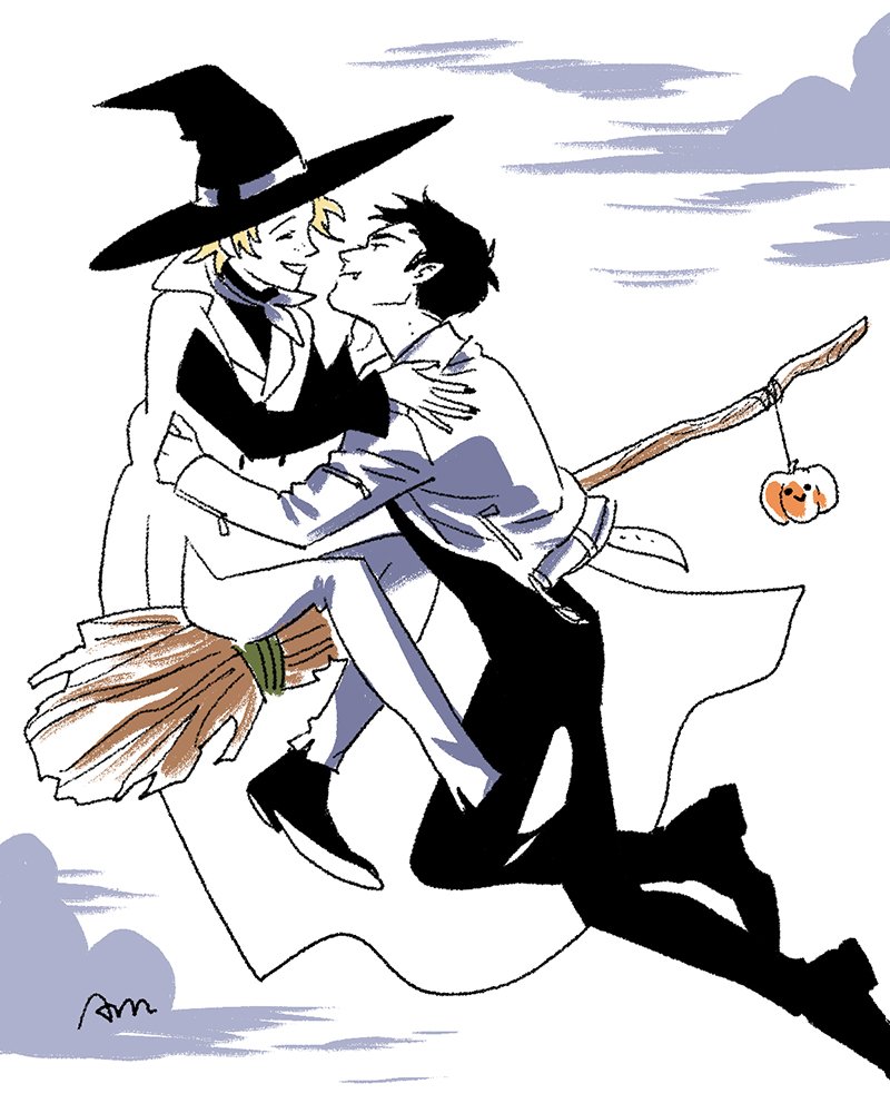 temari_AM's tweet photo. witch tweek and his vampire boyfriend🦇 https://t.co/HWr0mMDYEr