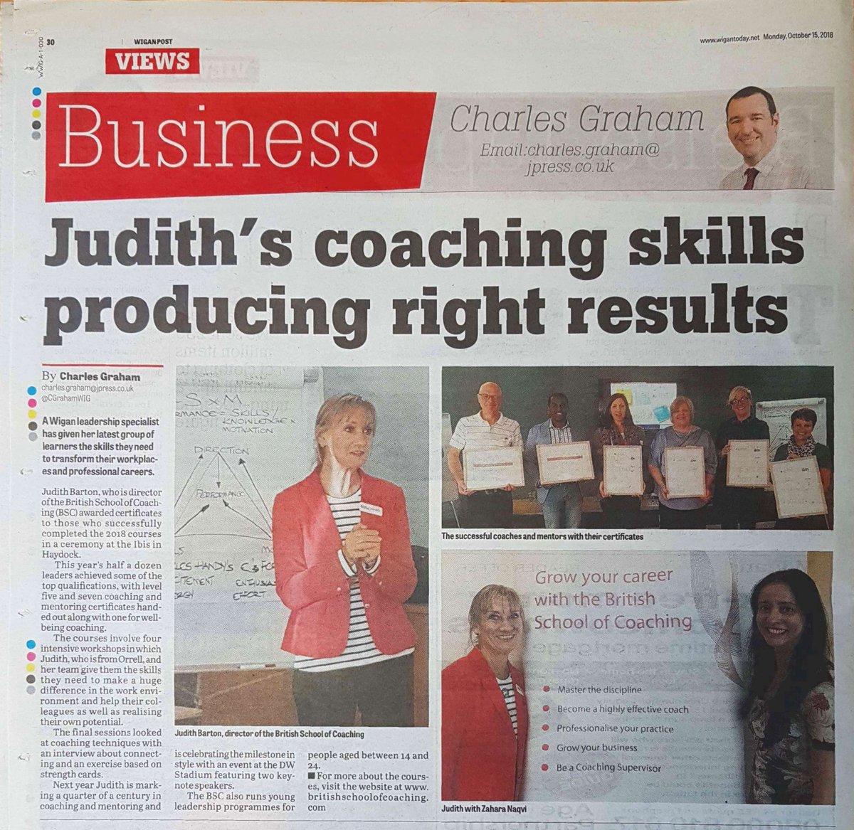 bsc4coaching's tweet photo. @WigToday @judithmbarton Coaching skills producing right results! #wiganpost #wigan #leadership #specialist #results #coaching #coach https://t.co/axUpxibb2p