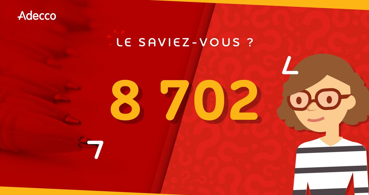 Saviez-vous que 8702 personnes en situation d’insertion ont été mises à l’emploi par le Réseau Adecco Insertion en 2017 ? 😁 👌
adec.co/74B2A4
#RSE #Insertion #Emploi