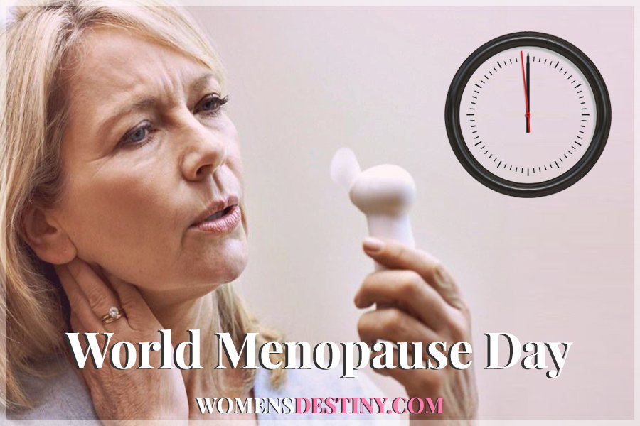 womensdestiny's tweet photo. Today is #WorldMenopauseDay To all the women out there #HappyWorldMenopauseDay be strong, be amazing.  #hotflashmob #women 💕 Let our hot flushes and aches run wild and free. Enjoy our day!  #womensdestiny https://t.co/vZn9g6OJf5