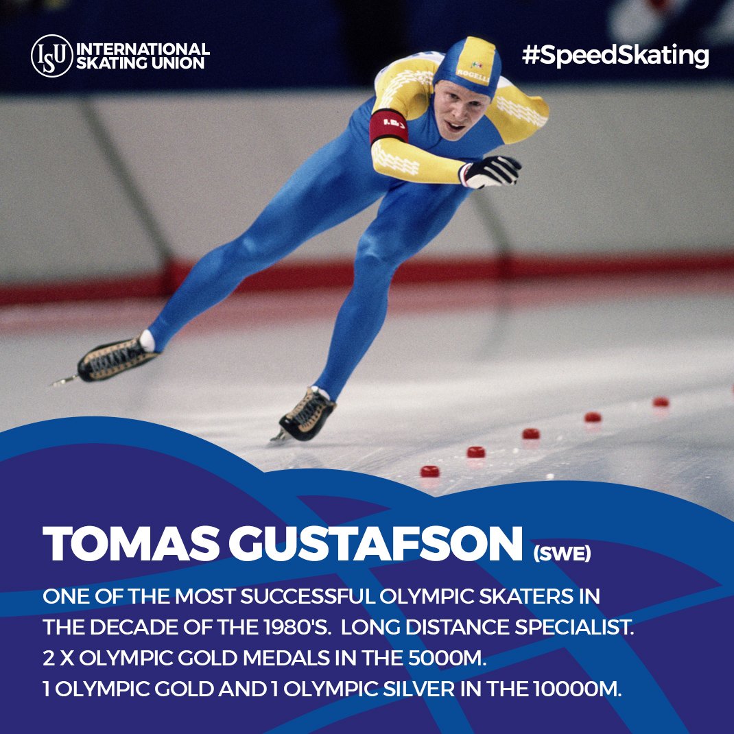 🔙 It's #ThrowbackThursday and we are throwing back to one of the most successful Olympic skaters of the eighties ! 

Tomas Gustafson specialized in long distance and is a two time Olympic 🥇 medalist in the 5000m and 🥇+🥈 medalist in the 10 000 !

#SpeedSkating