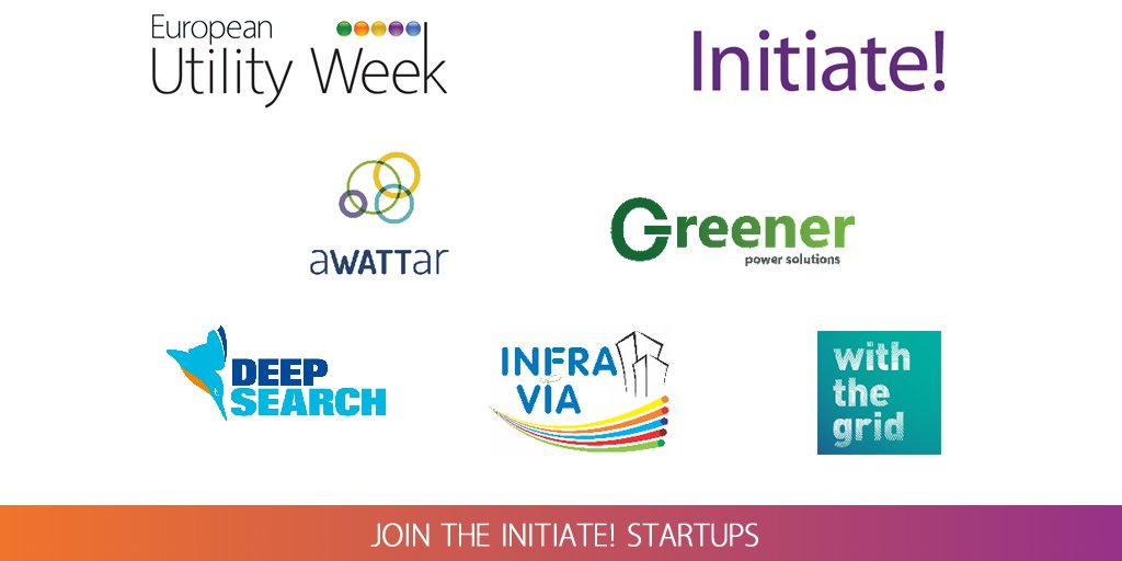 Enlit Europe (@enlit_europe) on Twitter photo Meet these #Initiate! #startups during #EUW18! @Awattarenergy for #EMobility | Deepsearch GmbH for #CustomerEngagement | <a href="/Greenerpowersol/">Greener power solutions</a> for #EnergyStorage | @INFRAVIAS for #Transmission #Distribution | withthegrid for #IoT solutions - bit.ly/2QuaV4s Meet these #Initiate! #startups during #EUW18! @Awattarenergy for #EMobility | Deepsearch GmbH for #CustomerEngagement | <a href="/Greenerpowersol/">Greener power solutions</a> for #EnergyStorage | @INFRAVIAS for #Transmission #Distribution | withthegrid for #IoT solutions - bit.ly/2QuaV4s