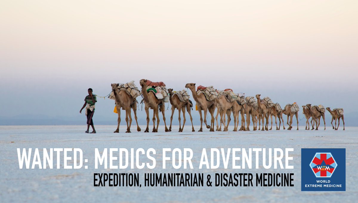 WorldExtremeMed's tweet photo. #DesertMedicine: kick start your career as an #ExtremeMedic
Where else in the world could you receive such hands-on experience, be part of a unique learning experience and have an adventure of a lifetime. 
Be inspired: https://t.co/VgNOjfx27w https://t.co/dv6W0rYQkf