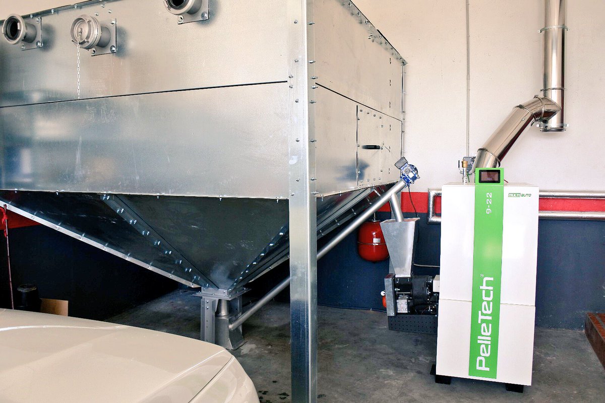 🌲 Este verano sustituimos la caldera de gasoil de nuestra Oficina Comarcal Agraria #OCA en Cogolludo #Guadalajara para prepararnos para el invierno con pellets-astillas ♻️El <a href="/gobjccm/">Gobierno de Castilla-La Mancha</a> apuesta por #biomasa forestal para suministrar calefacción y agua caliente en edificios públicos