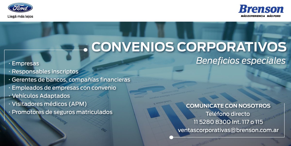 fordbrensonok's tweet photo. ¿Pensando en renovar o ampliar tu flota?  ¿Buscando nuevos beneficios para tus colaboradores?  >> Precios de fábrica  
>> Costos administrativos bonificados  
>> Atención preferencial personalizada  
Contactanos: ventascorporativas@brenson.com.ar || 11 5280 8300 INT 115/117 https://t.co/6ZqeCt3KNM