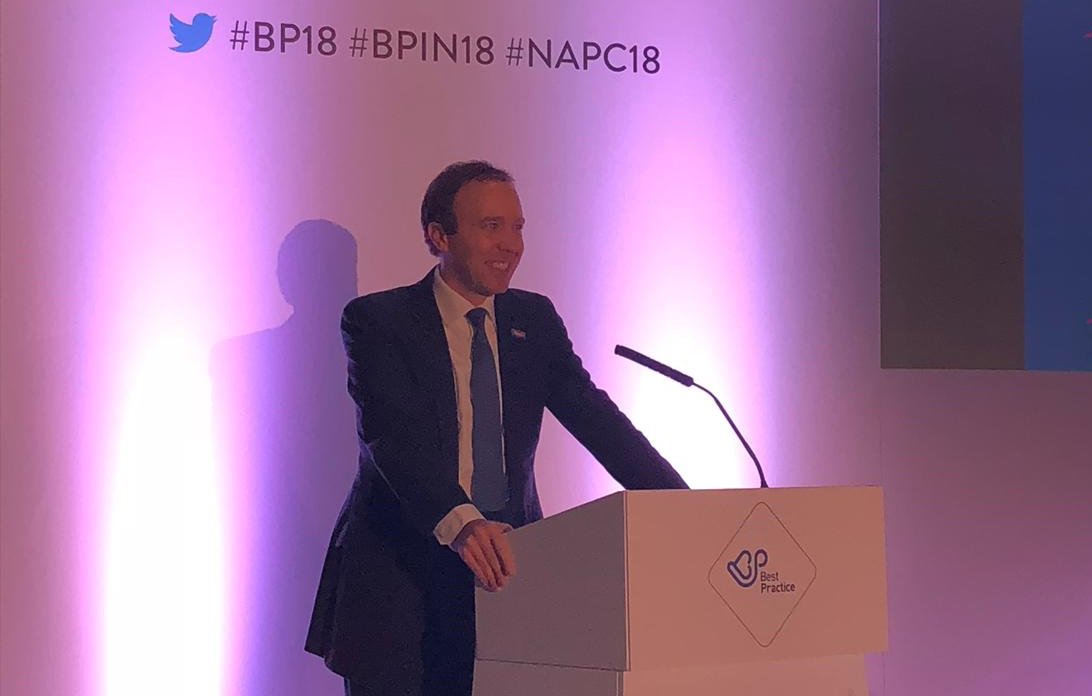 DHSCgovuk's tweet photo. .@MattHancock's speech to the @NAPC_NHS conference today: https://t.co/166wgNPnRf https://t.co/93KFSp93SK