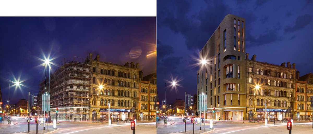 More fun with scaffolding 😳😂#manchester#magichour