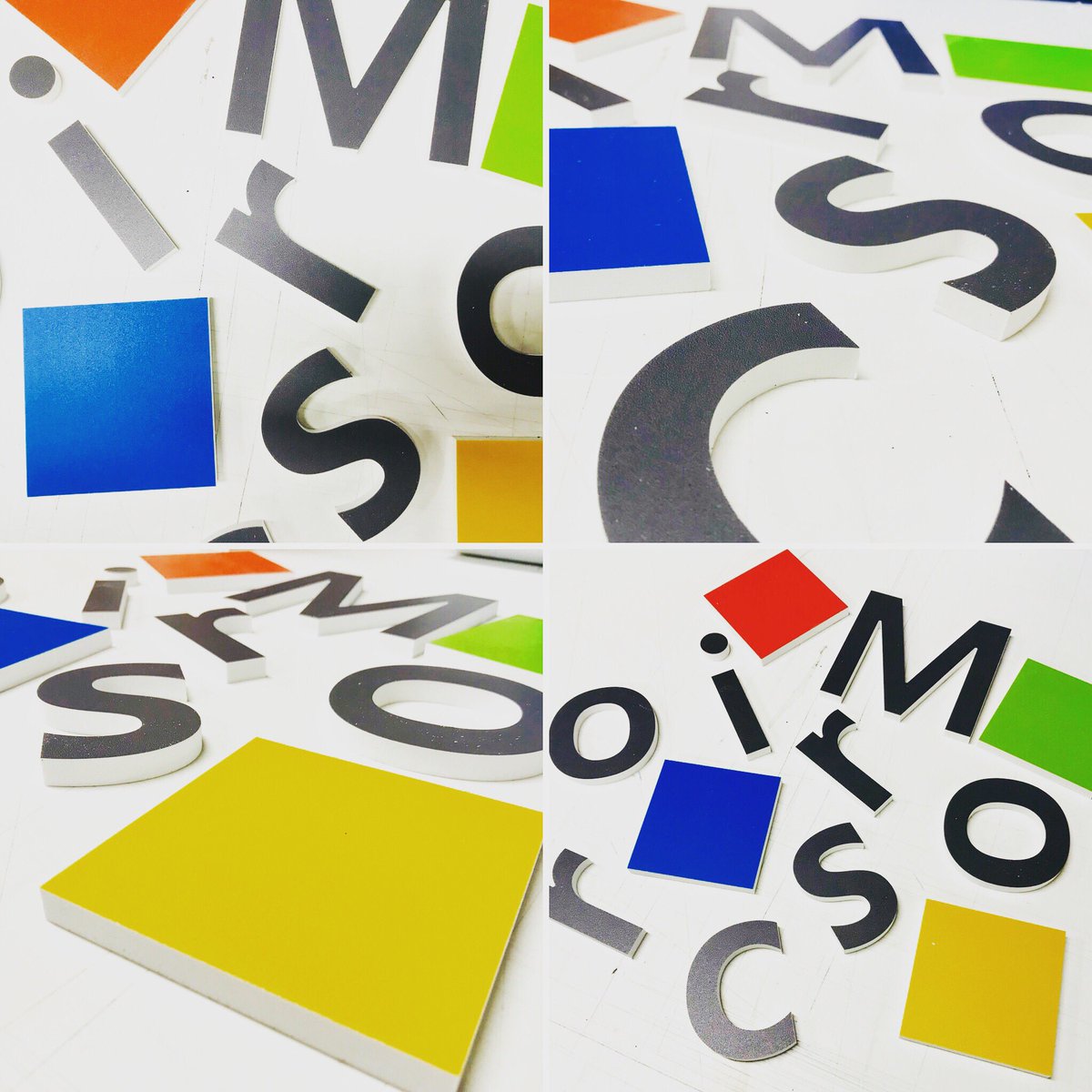 ottimodigital's tweet image. Print and cut lettering! #print #graphics #flatbedcutter #5mwide